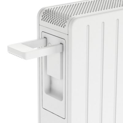 Radiateur mobile à inertie sèche GoodHome Mullae blanc 1500W