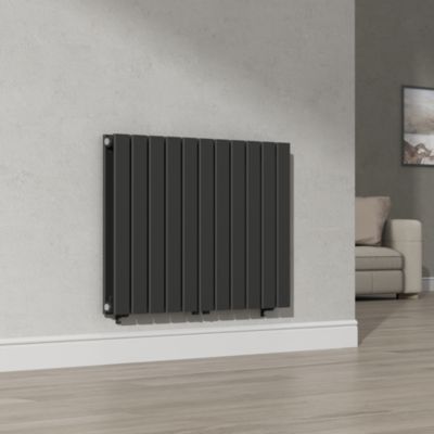 Radiateur à panneaux double Nore 1097 W acier 60 x 80 cm noir neu.haus