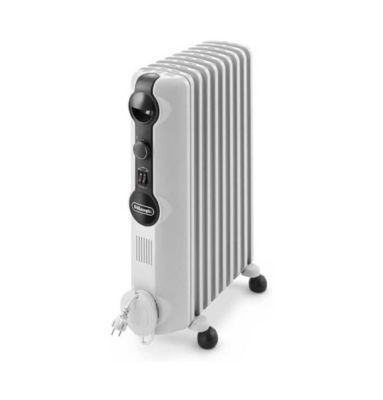 Radiateur piédestal Delonghi 2000W Gris Clair