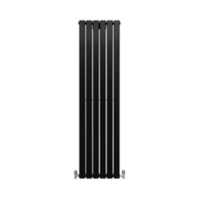 Radiateur Plat Noir Mat 160 cm x 42 cm