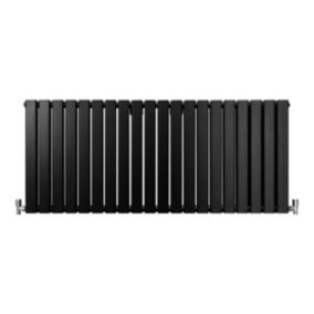 Radiateur Plat Noir Mat 60 cm x 140 cm