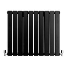 Radiateur Plat Noir Mat 60cm x 70cm