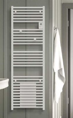 Radiateur sèche-serviette RIVA 4 sans soufflerie - RIVA 4 - Version standard- Puissance : 750 W - Dimensions : 500 x 1582x 105 m