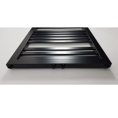 Radiateur sèche-serviettes eau chaude design KLEA 128 x 54 cm noir mat
