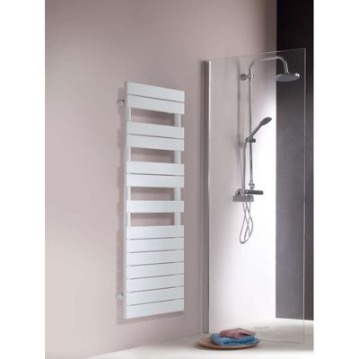 Radiateur sèche serviettes à eau chaude FASSANE SPA symétrique blanc 1019W chauffage central ACOVA FAS 185 060
