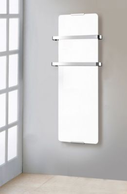 Radiateur Sèche-serviettes électrique design Blanc 1200W Chemin Arte