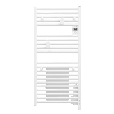 Radiateur sèche-serviettes électrique Doris néo connecté sans soufflerie - 500W - Blanc carat-ATL-850475