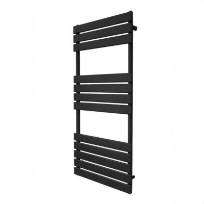 Radiateur Sèche Serviettes à Panneau Plat   1200mm x 500mm   Noir