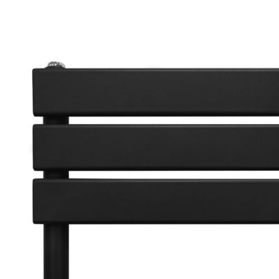 Radiateur Sèche Serviettes à Panneau Plat   1200mm x 500mm   Noir
