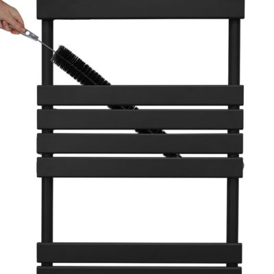 Radiateur Sèche Serviettes à Panneau Plat   1200mm x 500mm   Noir