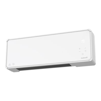 Radiateur Soufflant Céramique 1500W - 3 Vitesses, Minuterie, Veilleuse, Sécurité Bascule, Pour Salle De Bain