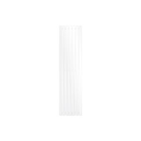 Radiateur Stella Non Électrique - 370 x 1400 mm - Blanc - Connexion Central - sans Kit de Raccordement - Design Panneau Plat