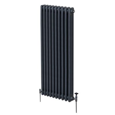 Radiateur Traditionnel à Triple Colonne   1800 x 472 mm   Gris Anthracite