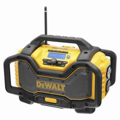 Radio-chargeur multi-tension 10,8/14,4/18 V DAB+/FM Bluetooth AVRCP avec USB et 2 prises - DCR027