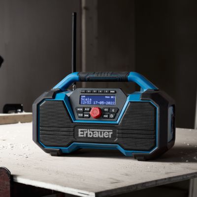 Radio sans fil Erbauer ERD18-Li 18V (sans batterie)