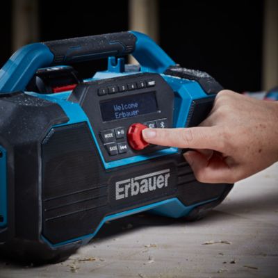 Radio sans fil Erbauer ERD18-Li 18V (sans batterie)