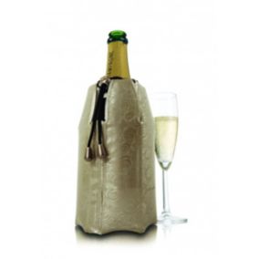 Rafraichisseur champagne platinum doré Vacu Vin 3885562