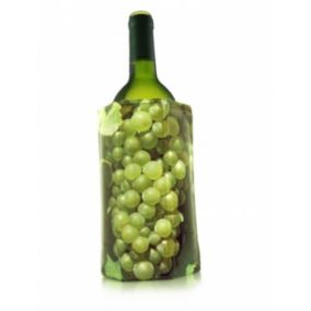 Rafraichisseur de bouteille decor vin blanc Vacu Vin 38814