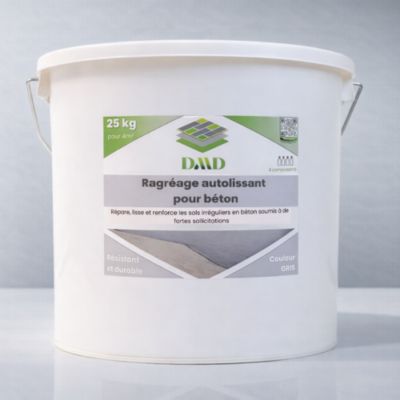 Ragréage autolissant époxy haute résistance pour sol béton 25kg