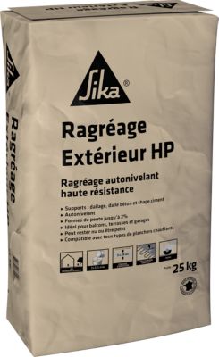 Ragréage extérieur autonivelant haute résistance HP P4/P4S 25 kg