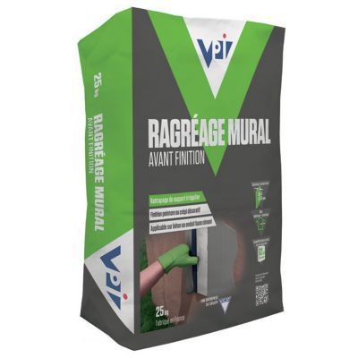 Ragréage mural VPI 25kg avant finition