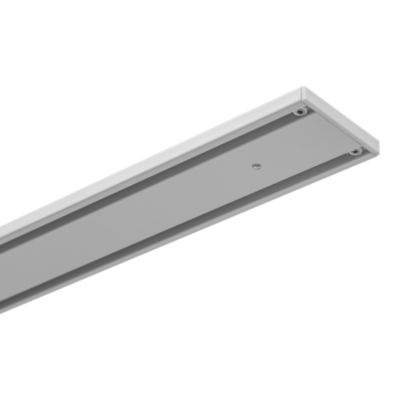 Rail à rideau double Thira blanc L.200cm GoodHome