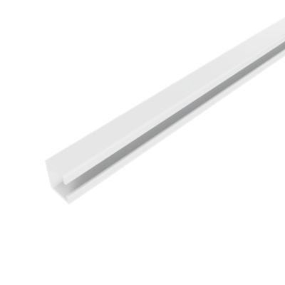 Rail à rideau simple Patras blanc L.180cm GoodHome