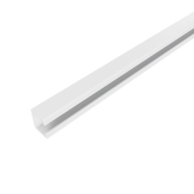 Rail à rideau simple Patras blanc L.200cm GoodHome