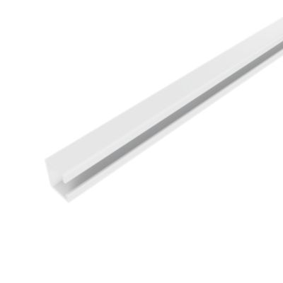 Rail à rideau simple Patras blanc L.250cm GoodHome