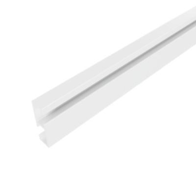 Rail à rideau simple Thira blanc L.250cm GoodHome