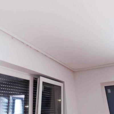 Rail De Plafond Tringle En Pvc Pour Rideaux à Crochets Blanc Double ...