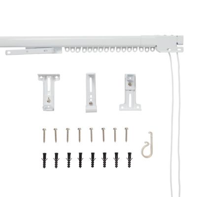 Rail filaire extensible simple GoodHome 120/210 cm Milet
