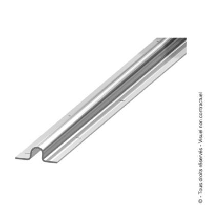 Rail gorge ronde à visser acier ø16 mm x L.2000 x l.58 mm Afbat