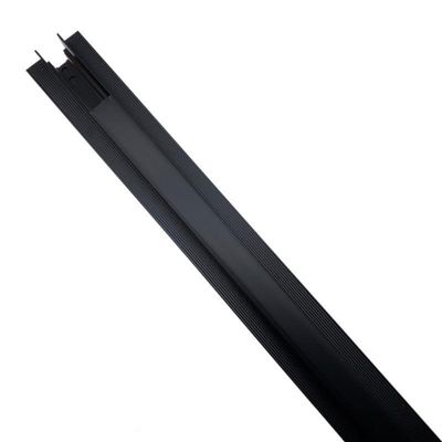 Rail Magnétique Encastré 48V 1m NOIR - SILAMP
