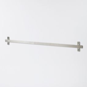Rail mural Amantea inox brossé 80 cm GoodHome
