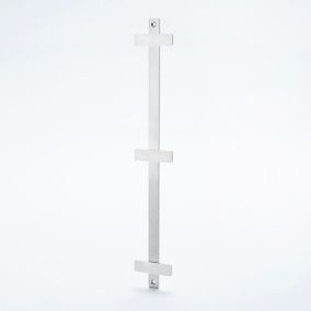 Rail mural vertical Amantea inox brossé GoodHome
