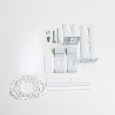 Rail pour store californien blanc ouverture latérale L.280cm Madeco