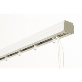 Rail pour store californien Madeco blanc ouverture latérale 200 cm