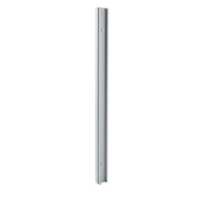 Rail simple aluminium blanc 50 cm Form Oppen