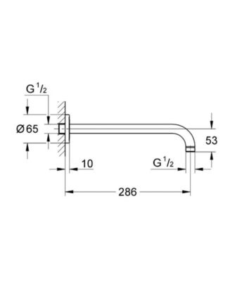 Rainshower Bras de douche 286 mm (28576000)