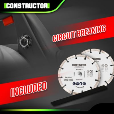 Rainureuse 1700W - 2 disques diamant de 150mm -  Constructor