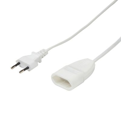 Rallonge 2G x 0.75mm² 3m Power1All blanc