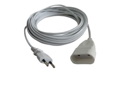 Rallonge 2xG0.75mm² 10m Power1All blanc