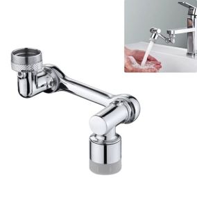 Rallonge de robinet universelle rotative à 1080 degrés, bras robotisé rotatif grand angle, robinet filtré anti-éclaboussures