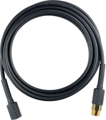 Rallonge de tuyau flexible L. 10 m pour nettoyeur haute pression Erbauer noir