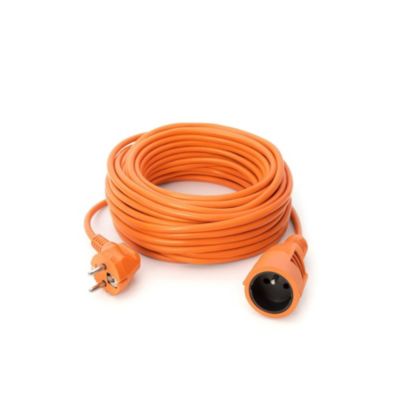Rallonge extérieure GAO 25 m H05VV-F 3x1,5 mm² orange avec disjoncteur thermique