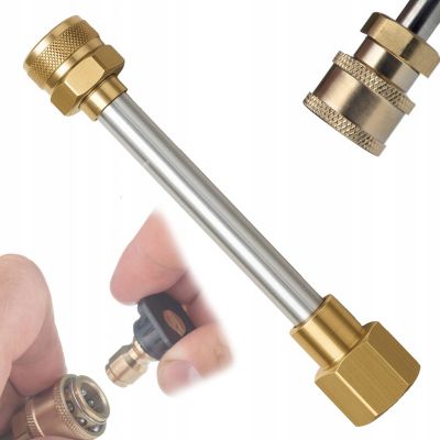 Rallonge Femelle QRC-EasyLock TR22F - Connecteur QRC 1/4, Filetage TR22 X 1.5, Laiton et Acier