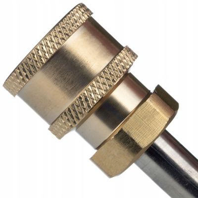 Rallonge Femelle QRC-EasyLock TR22F - Connecteur QRC 1/4, Filetage TR22 X 1.5, Laiton et Acier