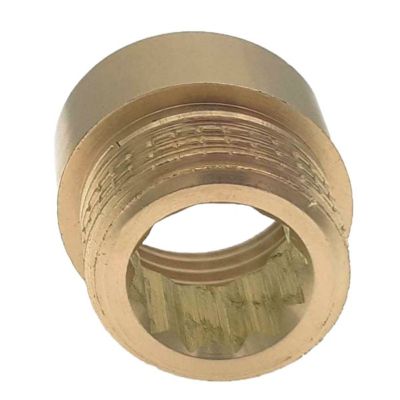 Rallonge mâle-femelle en laiton à visser diam 1/2" x L. 15 mm - lot de 5