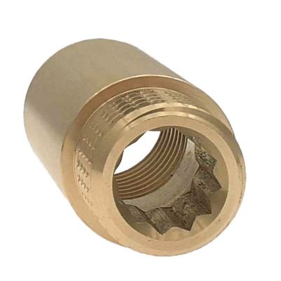 Rallonge mâle-femelle en laiton à visser diam 1/2" x L. 40 mm - lot de 10